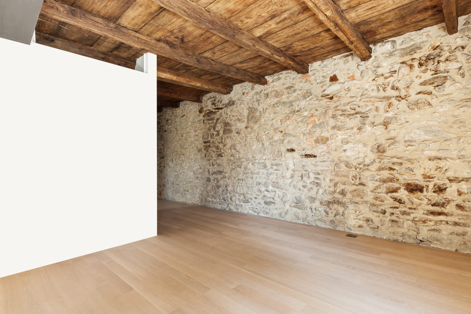 Traitement préventif d'un plancher bois dans une habitation